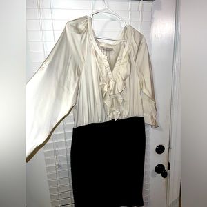 LOFT 1/4 length sleeve dress, size 14